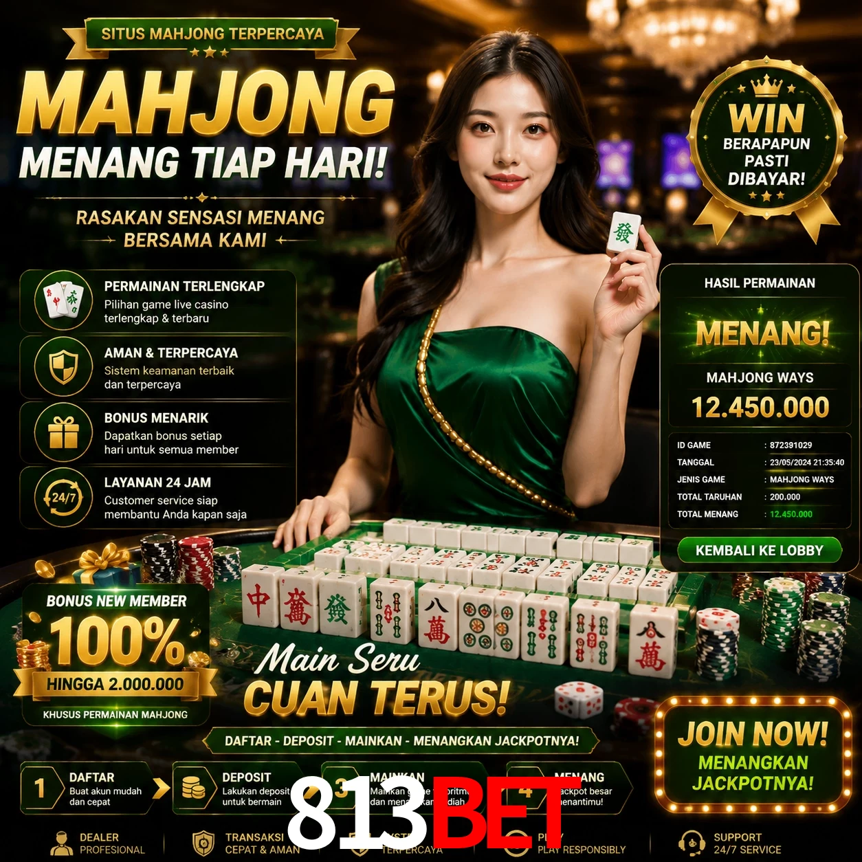 Cashback VIP 813bet - reembolso semanal